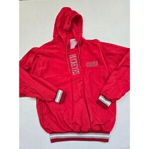 Vintage Ohio State Buckeyes Windbreaker Mens Large Legends Athletic OSU half zip